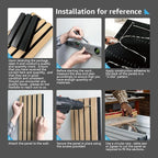 Art3d 6-Pack Acoustic Wood Slat Wall Panels - Image 8
