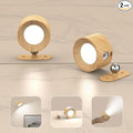AKSDA Battery Operated Wall Sconces Set of 2, Magnetic Cordless LED Wall Lights by AKSDA