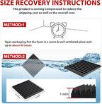 FONESO 52 Pack 1"×12"×12" Wedge Acoustic Foam Panels, High Density Soundproof - Image 7