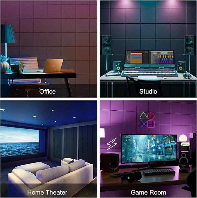 Sonicism 18 Pack Acoustic Wall Panels - Image 5