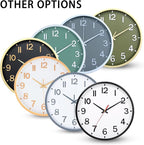 Wall Clocks Battery Operated 8 inch Modern Wall Clock, Silent Non Ticking Wall - Image 8