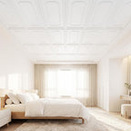 Giantex 12 Pack PVC Wall Panels, Glue Up or Drop Ceiling Panel, Waterproof 3D - Image 8
