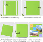 MaxGear Large Cork Board for Wall 36" x 24", Fruit Green Bulletin Board - Image 5