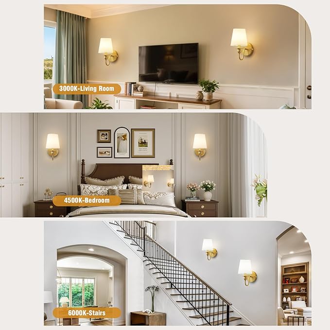Battery Operated Wall Sconces set of Two, Wireless Wall Sconces - Image 8