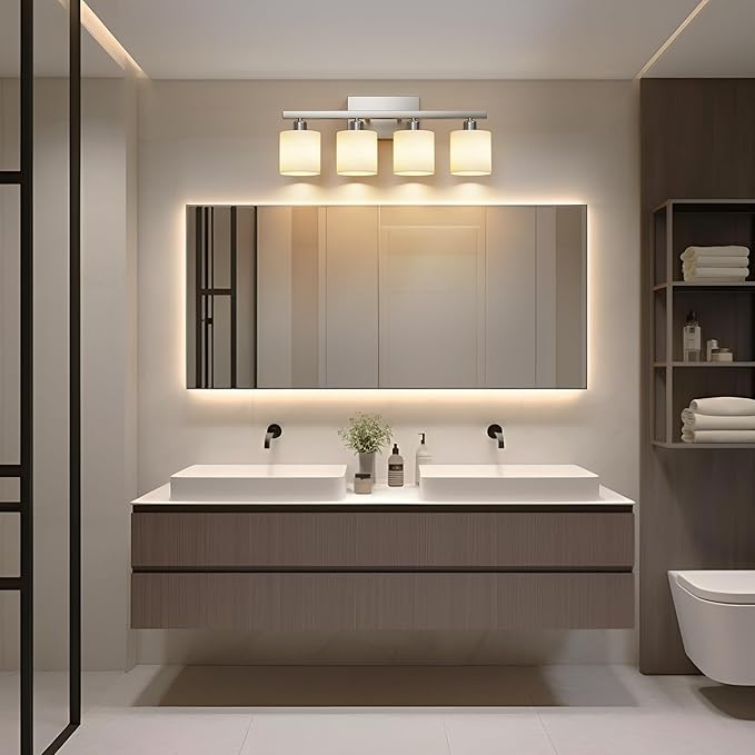 PARTPHONER Bathroom Light Fixtures, Bathroom Lighting Fixtures Over Mirror - Image 7