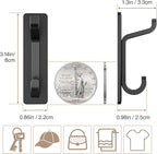 Self Adhesive Wall Hooks for Hanging: Extra Strong 13 LB, Hook for Coat - Image 3