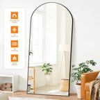 TRAHOME Full Length Arched Mirror, Living Room, Dressing Room - Image 2