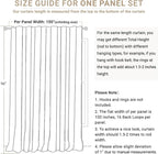 100% Blackout Shield Linen Blackout Curtains - Image 7