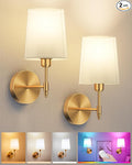 Ouyulong Battery Operated Wall Sconces Set of 2, Wireless Rechargeable Dimmable by Ouyulong