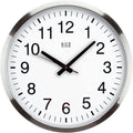 HITO 16" Silent Wall Clock Battery Operated Non Ticking Sweep Movement Glass by hito