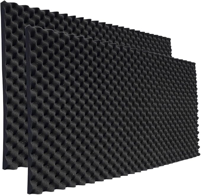 2 Pack Acoustic Foam, High Density Fire Resistant Soundproof Panels - Image 6