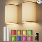 EZVALO Battery Operated Wall Sconce, Wireless Wall Sconces Set of Two by EZVALO