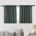 RYB HOME Blackout Curtains for Bedroom, Small Windows Shades Thermal Insulating by RYBHOME