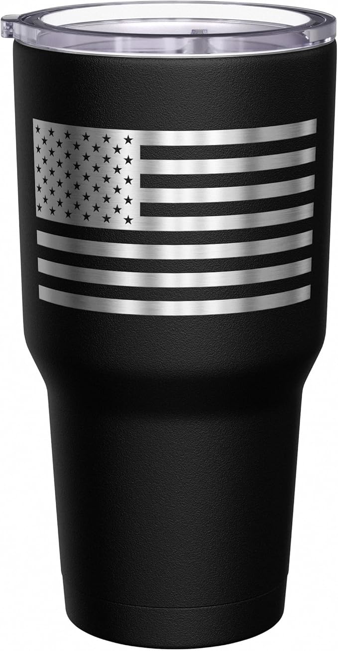 We The People Holsters - Supreme Operator - Coffee Tumbler - American Flag Coffee Travel Mug - Engraved Tumbler - Double Insulated Tumbler - 30 oz