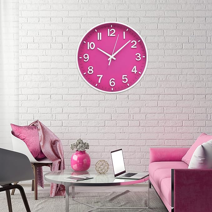 HZDHCLH Wall Clocks Battery Operated 12 inch Silent Non Ticking Modern Wall - Image 9