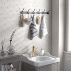 Dntorx Coat Rack Wall Mount, 2 Pack Coat Hooks Hanger Wall Double Hook Rack - Image 6