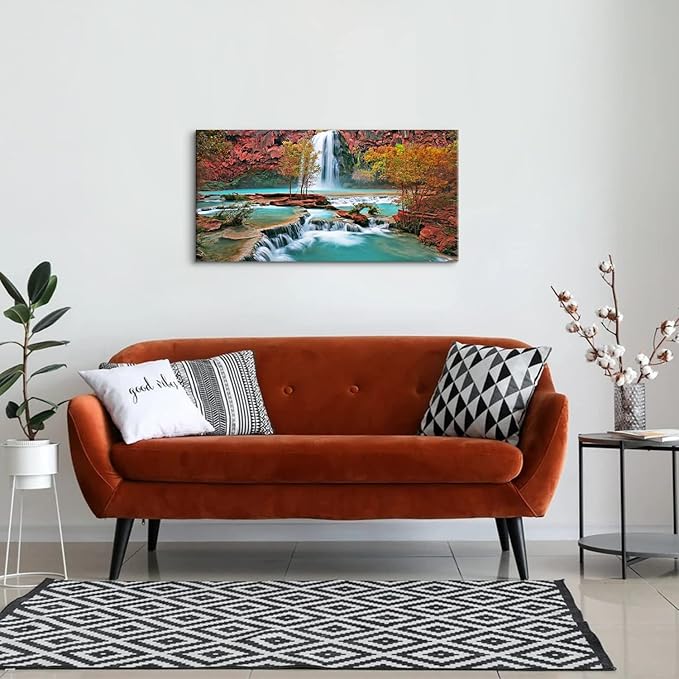 Tropical Forest Wall Art Nature Mountain Pictures Wall Decor - Image 3