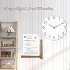 cicininc Wall Clock, Decorative Battery Operated Wall Clocks - Image 5