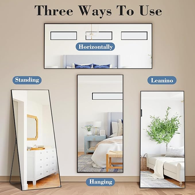 DUMOS 64"x21" Full Length Mirror - Image 6