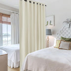 RYB HOME Extra Wide Curtains for Divider Room Separation Soundproof Temporary - Image 4