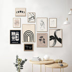 KBKBART Minimalist Boho Wall Art Prints, Eclectic Home Decor - Image 3