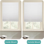 Changshade 12 Pack Temporary Shades, Pleated Paper Blinds - Image 7