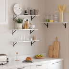 DINZI LVJ Long Wall Shelves, 31.5 x 7.9 x 6.1 Inches, Easy-to-Install, Large - Image 5