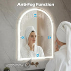 Sweetcrispy 28“×36” LED Bathroom Backlit Mirror - Image 3