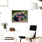 Vintage Eclectic Aesthetic Wall Art Print Don't Rush Me Altered Art Portrait - Image 5