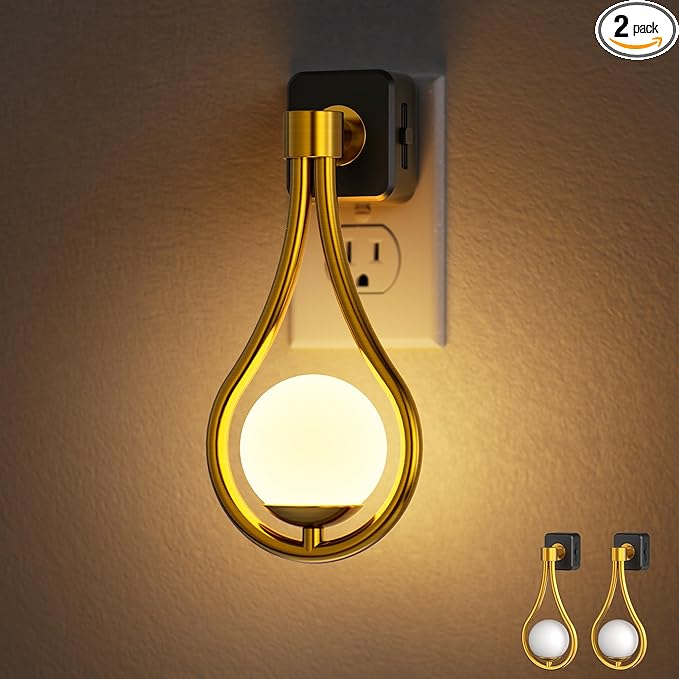 Briignite LED Night Light, Night Lights Plug into Wall, 0-100LM Dimmable by WelcometoBriigniteenjoyyourtimehere