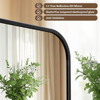 BEAUTYPEAK 26" x 38" Rectangular Aluminum Alloy Frame Wall Mounted Bathroom - Image 2