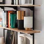 Wallniture Turin 60 Inch Long Adjustable Wall Shelf, Hanging Shelves - Image 4