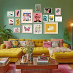 ANERZA 16 PCS Eclectic Wall Art Decor, Modern Maximalist Wall Prints - Image 6