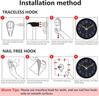 Wall Clock, Silent Wall Clocks Battery Operated 10 Inch- Modern Non Ticking - Image 9
