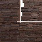 EverStone Cascade Faux Stone Panel, 48 5/8"W x 24 3/4"H x 1 1/4"D, Deep Creek - Image 9