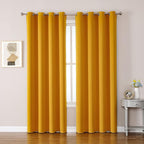 ChrisDowa Room Darkening Curtains 90 Inches Long 2 Panels Set by ChrisDowa