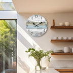 Wall Clock, 16 Inch Silent Non Ticking Wall Clocks Battery Operated, Rustic - Image 3