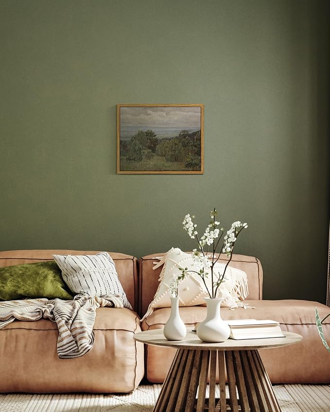 InSimSea Framed Canvas Wall Art, Vintage Landscape Art - Image 3