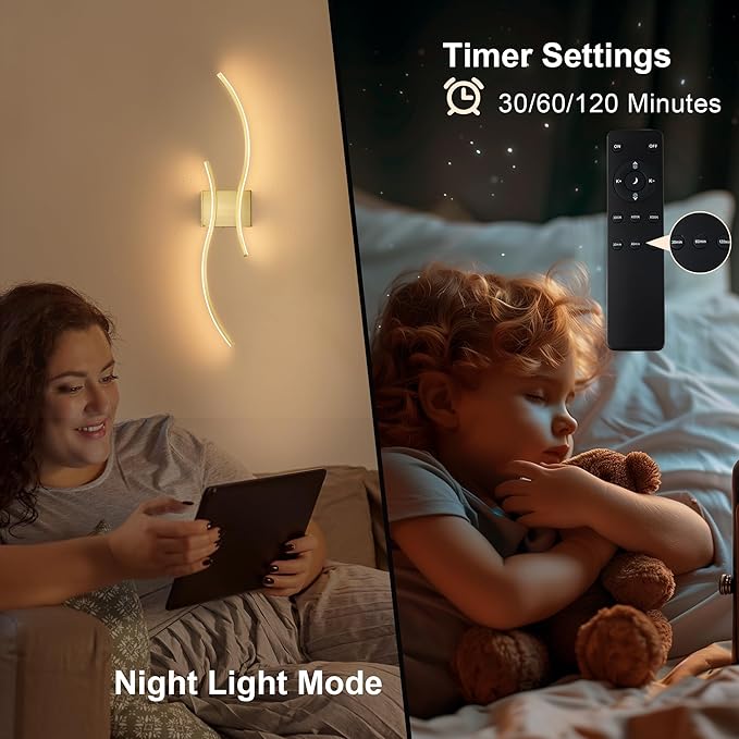 Battery Operated Wall Sconces Set of Two - Image 7