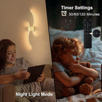Battery Operated Wall Sconces Set of Two - Image 7
