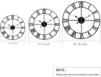 LEIKE 16" Modern Large Wall Clocks, Silent Non Ticking, Battery Operated - Image 5