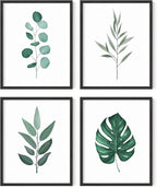 HAUS AND HUES Green Plant Art Print Set of 4-16x20 by HausandHuesArtPrints