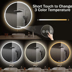 LED Bathroom Mirror 36 Inch Round Bathroom Mirror - Image 3