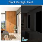 100% Blackout Blinds Magnetic Window Cover 57x40Inch, No Drill PortableCuttable - Image 8
