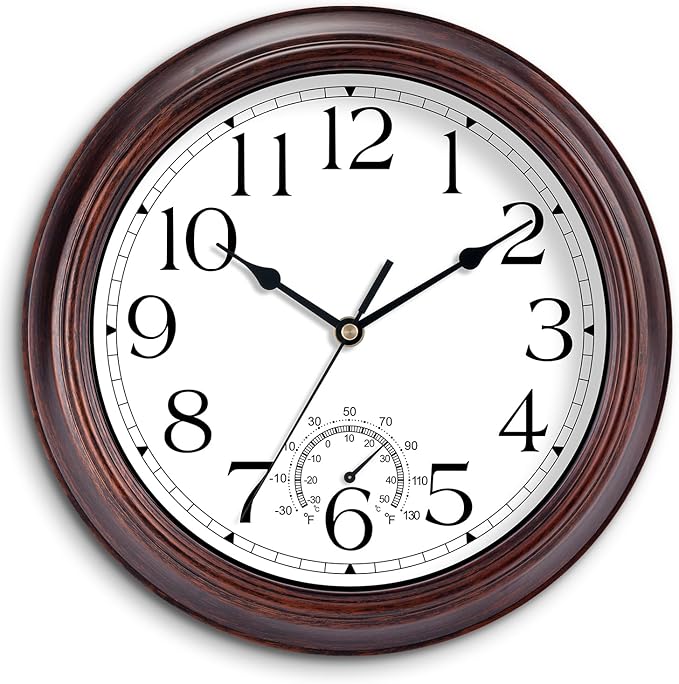 KECYET 14 Inch Outdoor Wall Clock by KECYETWALLCLOCK