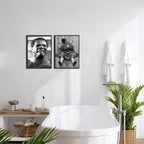 Funny Bathroom Decor Wall Art Set of 4, Dumb & Dumber Comedy Movie Posters - Image 7