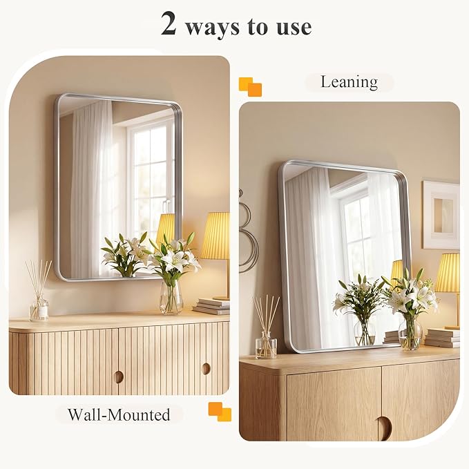NEWBULIG 22X30 Inch Bathroom Mirror - Image 6