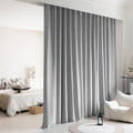 Room Divider Curtains, Back Tab Blackout Privacy Room Thermal Insulated Theater by KNEOQIT