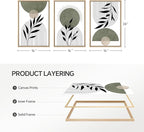 Framed Boho Sage Green Wall Art - Image 9