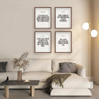Locomiss Black and White Christian Wall Art Decor Posters, Modern Bible Verse - Image 6